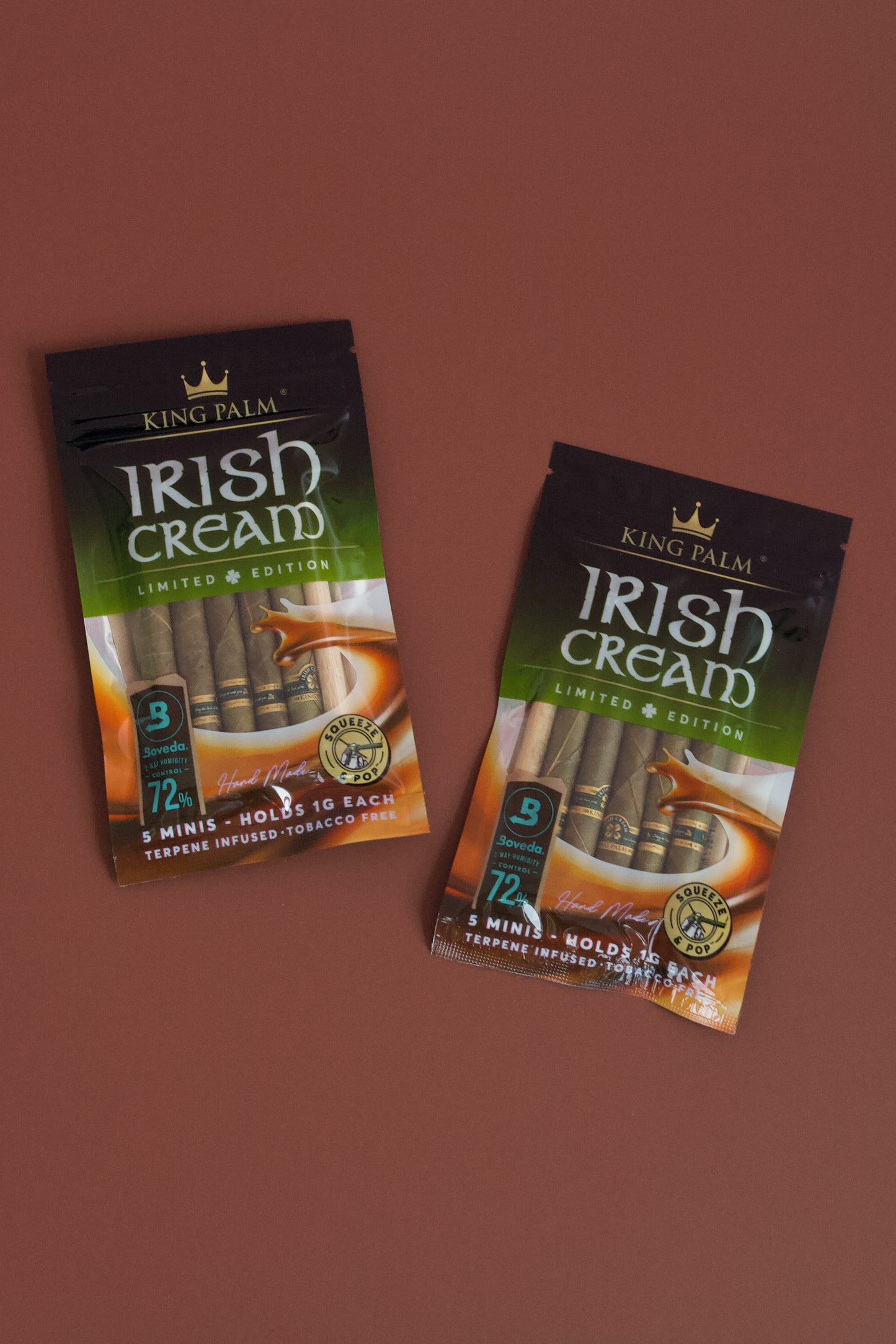 Irish Cream Mini Pre Roll Cones (5x1g) by King Palm