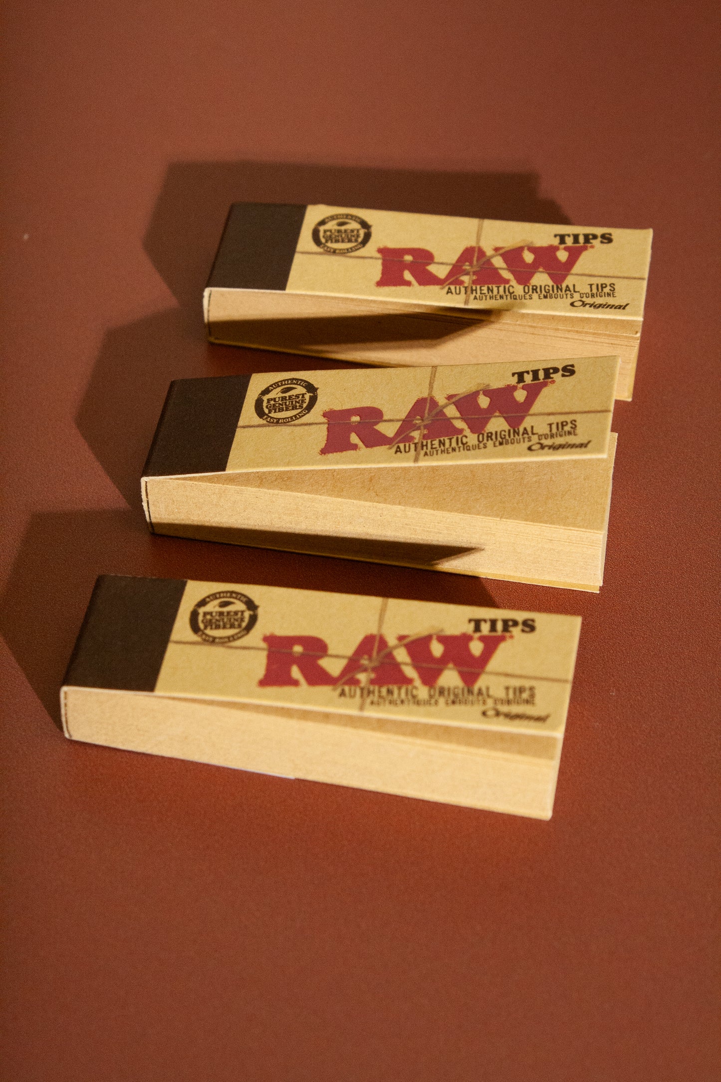 Natural Unrefined Filter Tips - Raw (50)