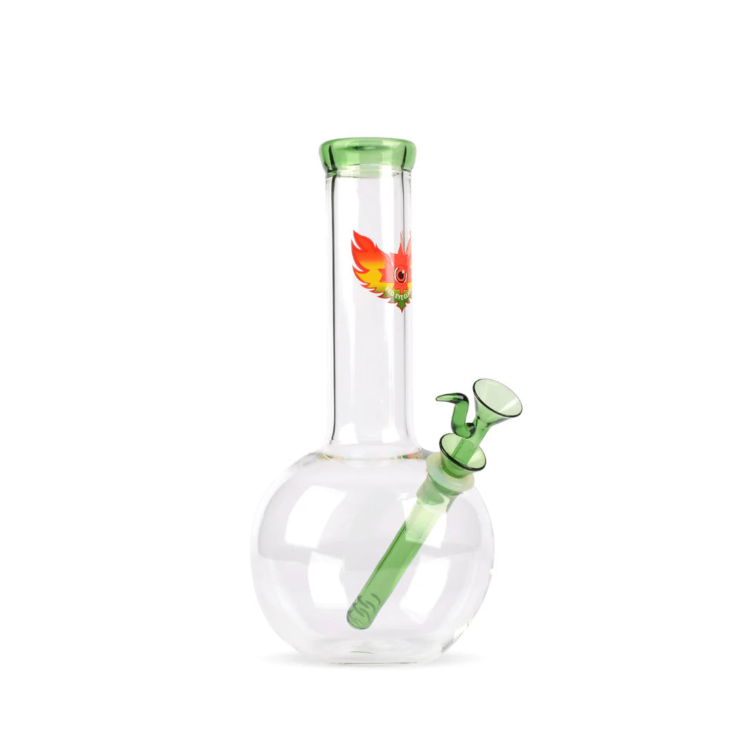 Red Eye Glass Little Bro Bubble Bong - 10"