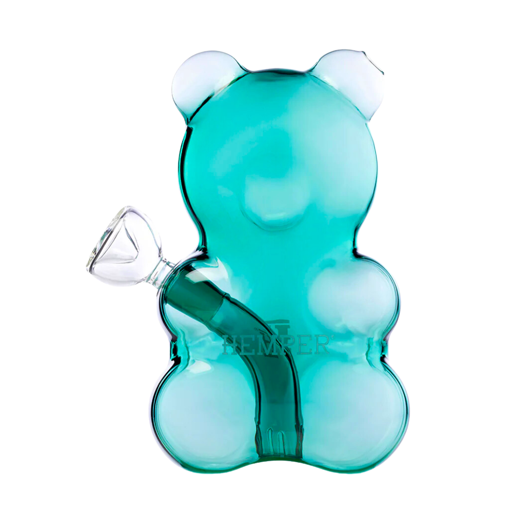 6.6" Hemper Gummy Bear Glass Bong