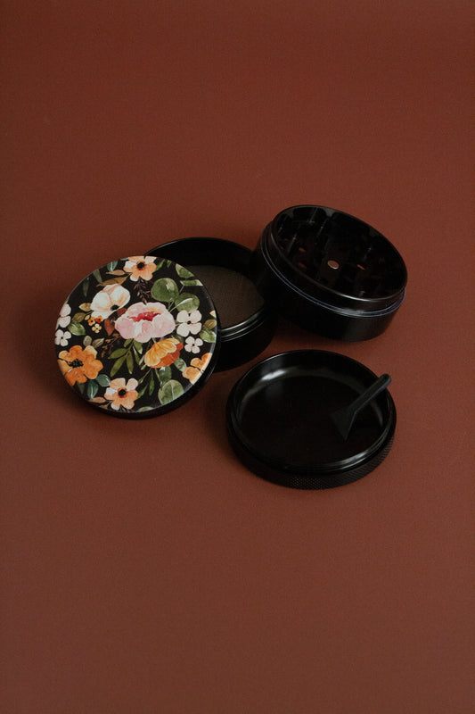 Dark Floral Grinder - Flora and Nirvana