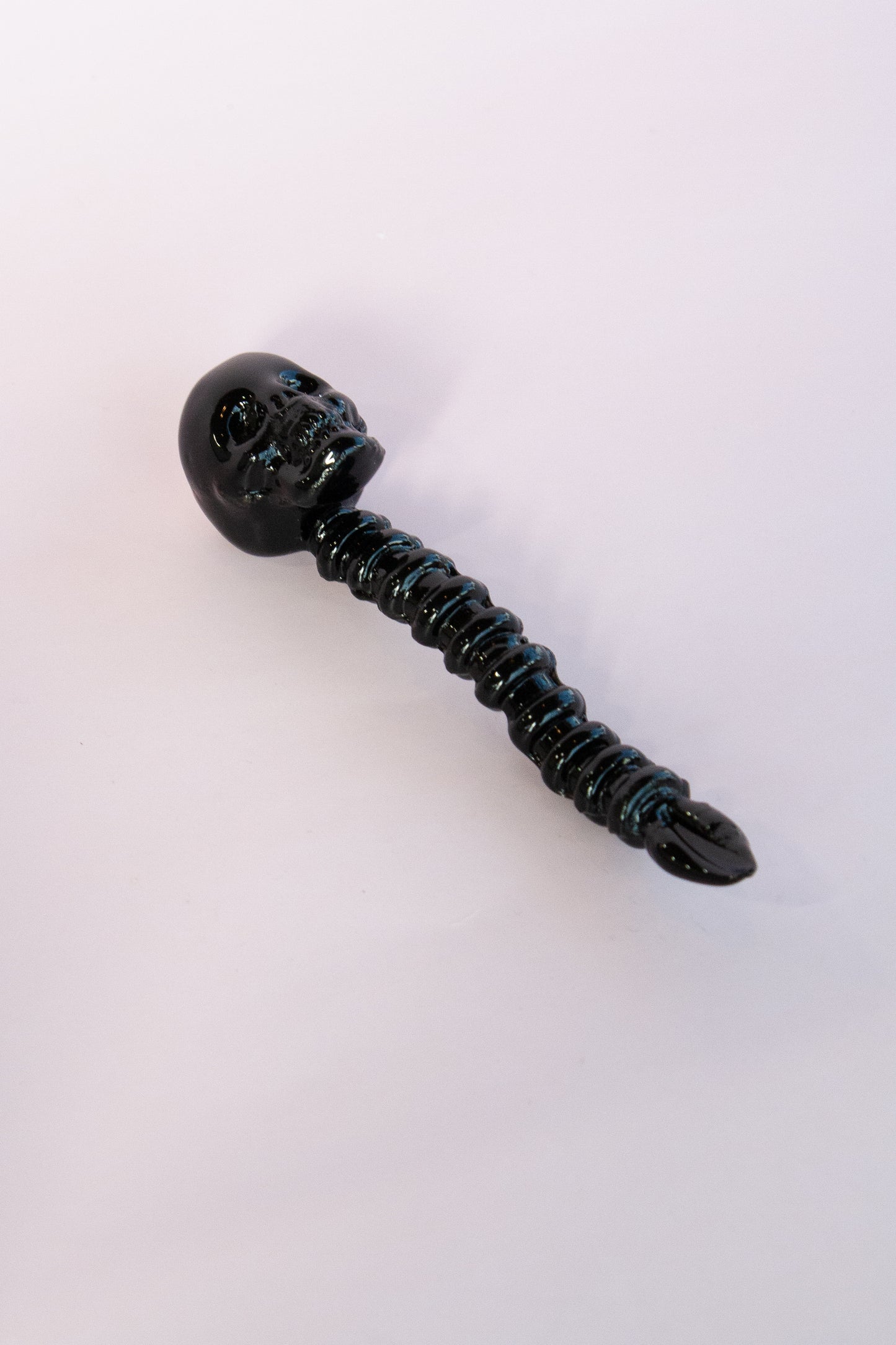 Skeleton Dabber  (Black) - Red Eye Glass