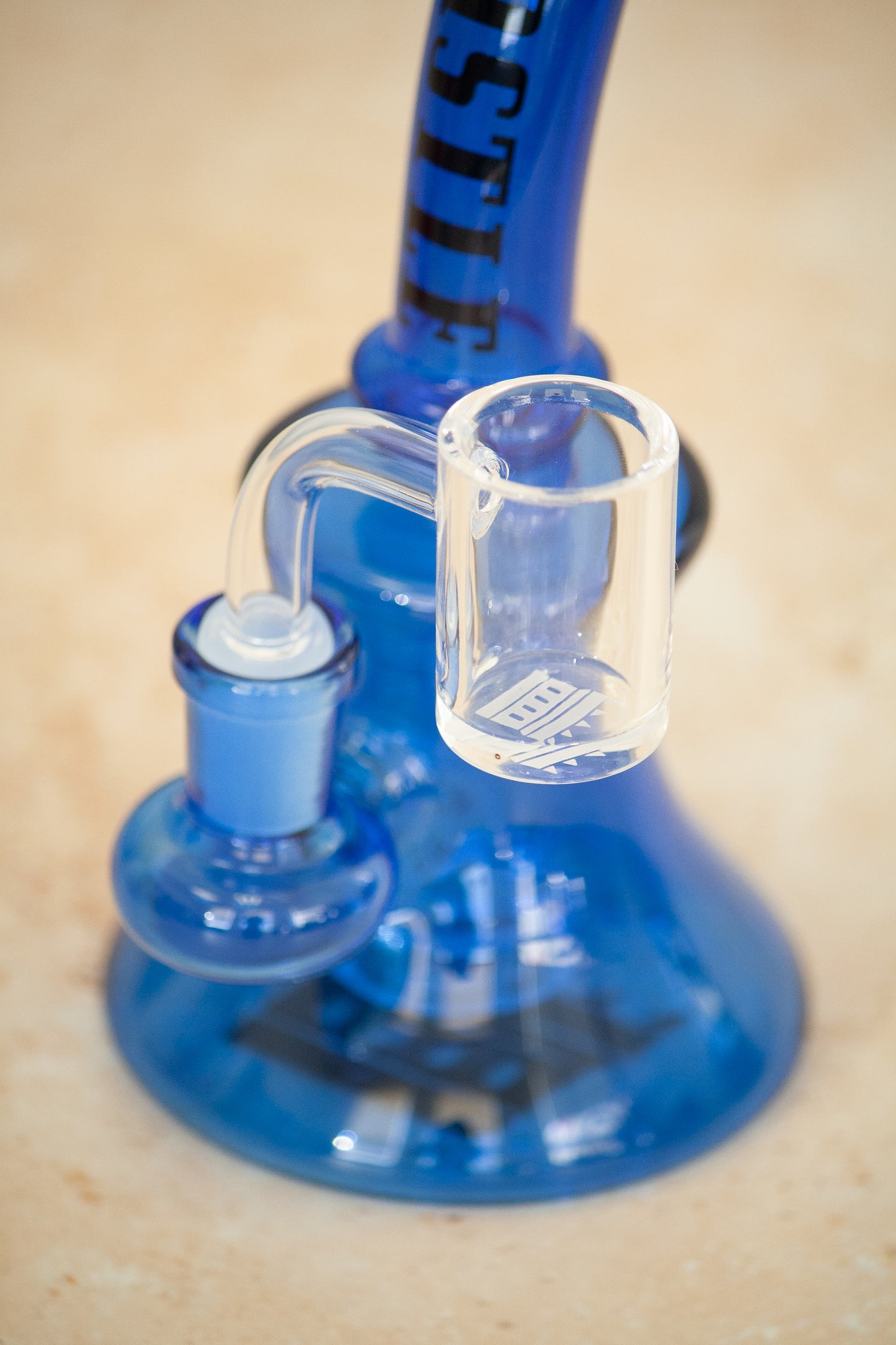 Mini Electroplated Dab Rig / Castle Glassworks
