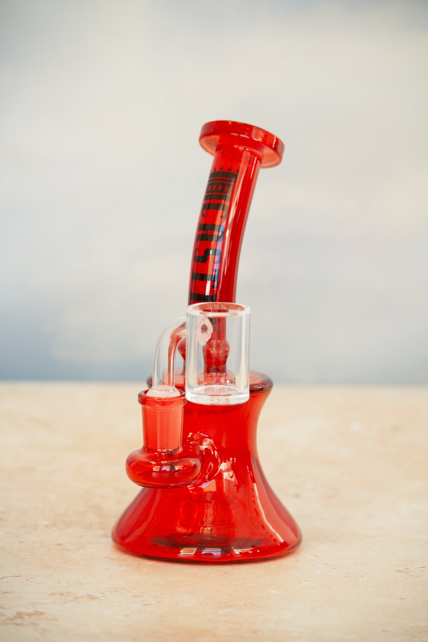Mini Electroplated Dab Rig / Castle Glassworks