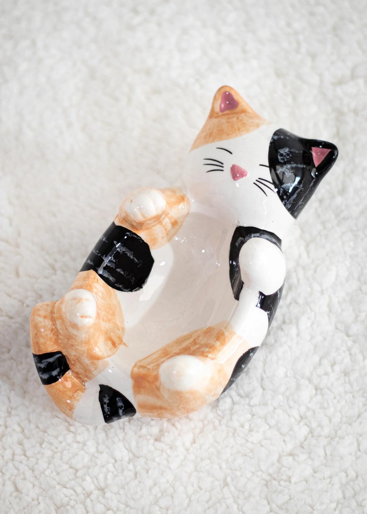 Calico Cat Ceramic Ashtray by Canna Style