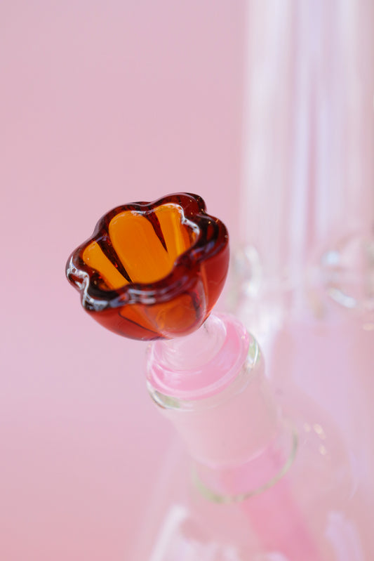 Amber Flower Bowl by Canna Style
