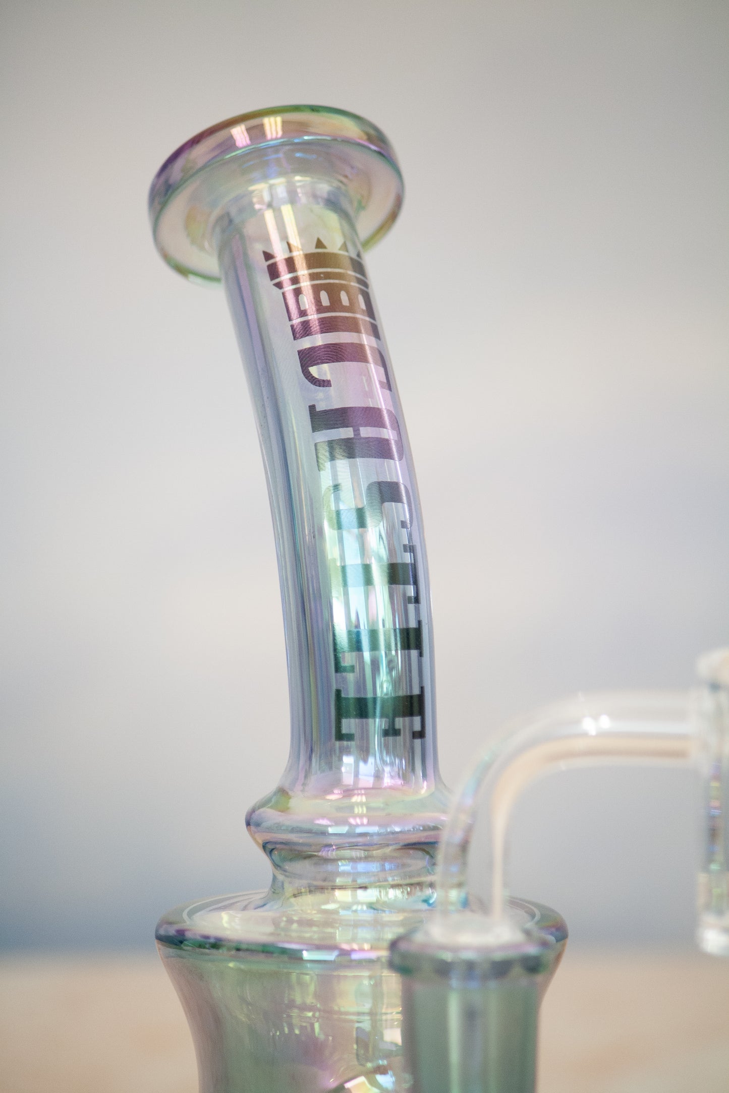 Mini Electroplated Dab Rig / Castle Glassworks