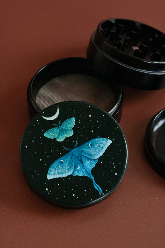 Luna Moth Grinder - Flora and Nirvana