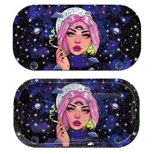 Get Lost 3-Eye Girl Mini Tray with Lid