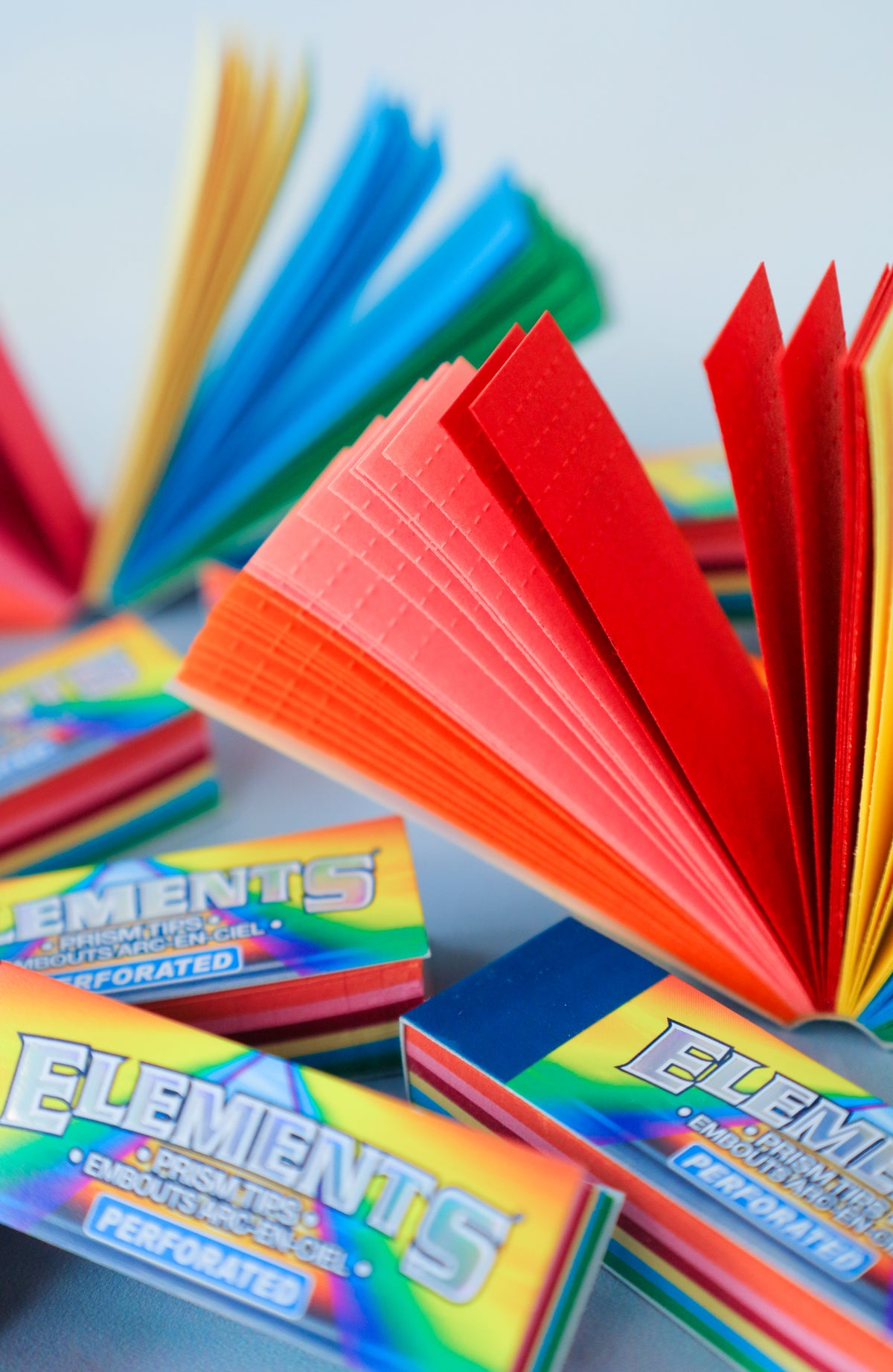 Rainbow Prism Perforated Tips by Elements