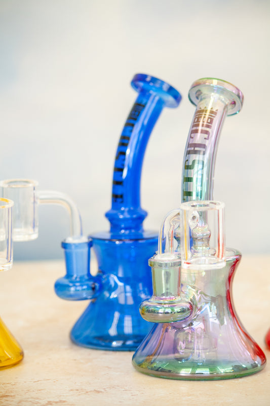 Mini Electroplated Dab Rig / Castle Glassworks