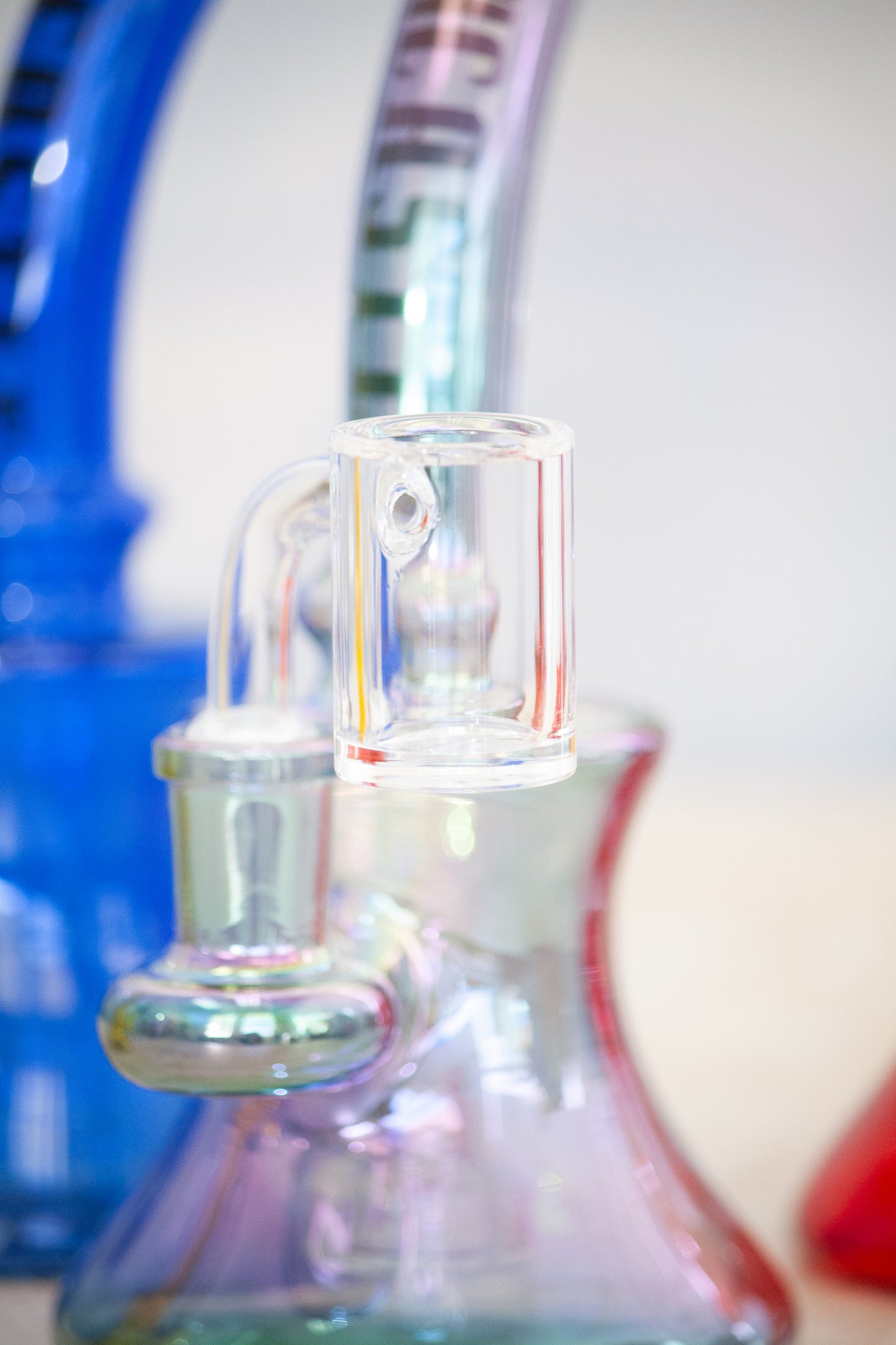 Mini Electroplated Dab Rig / Castle Glassworks