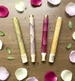 Rose & Lotus Petal Cones - Sustainable Wood Tip Edition