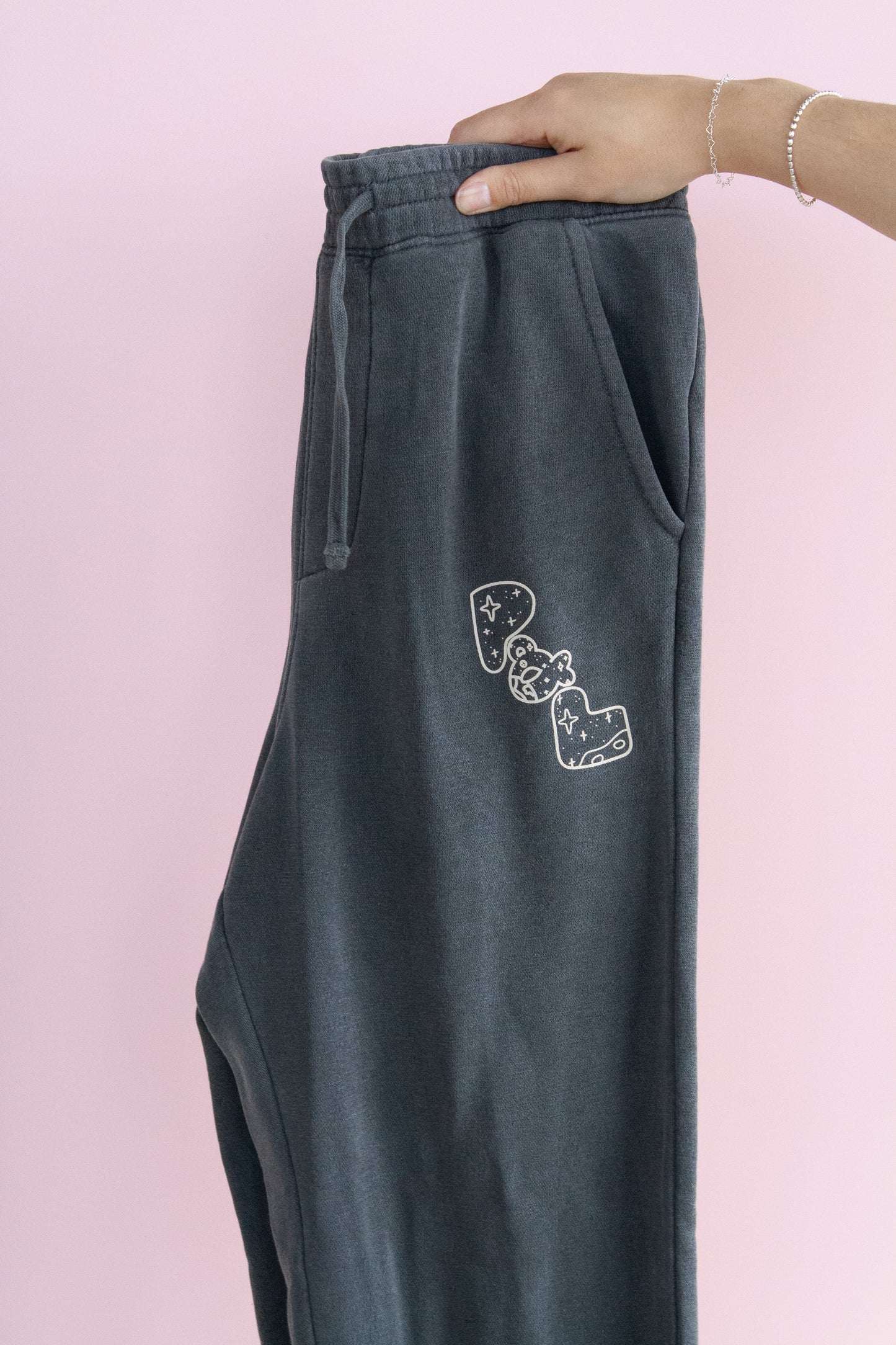 Prairie and Luna Sweatpants - Cream logo