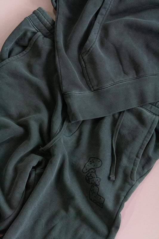 Prairie and Luna Sweatpants - Black logo