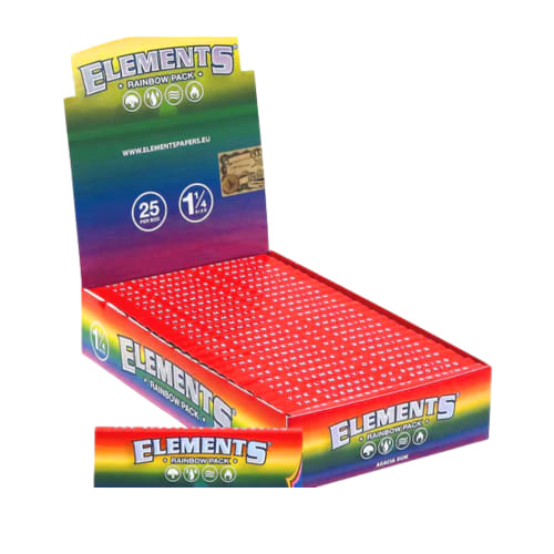 Elements Rainbow Rolling Papers 1 1/4