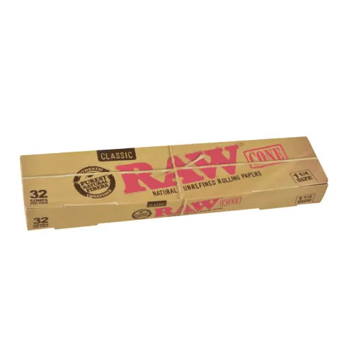 Raw Pre-Rolled Cones 32 Pack / RAW