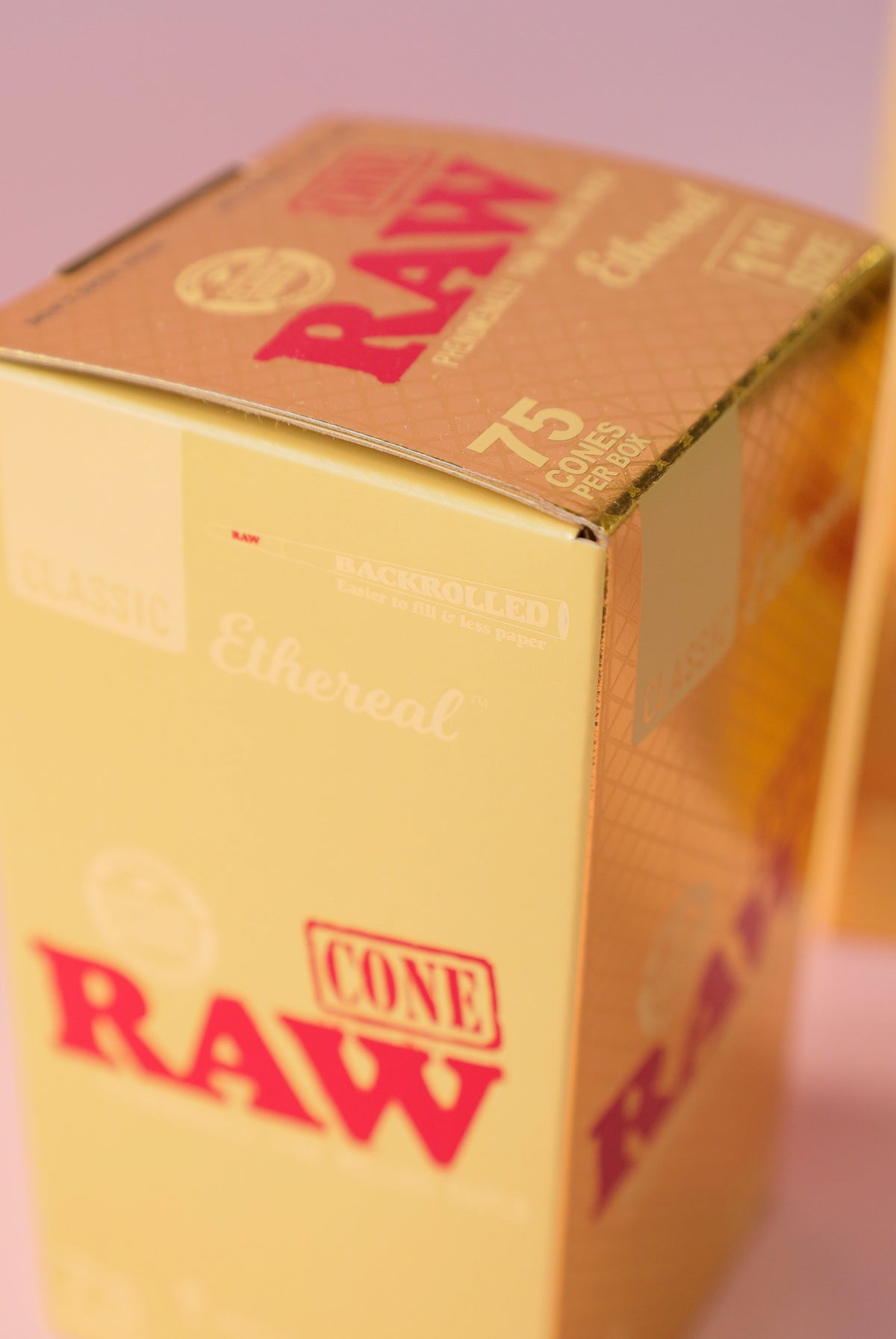 RAW Ethereal 1 1/4 Pre-Rolled Cones (75 Pack)