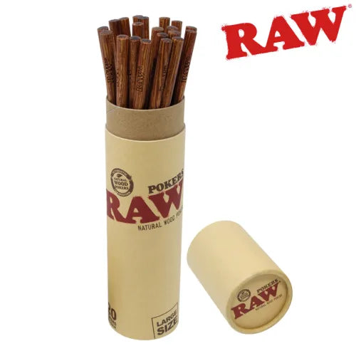 Natural Wood Pokers (Raw)