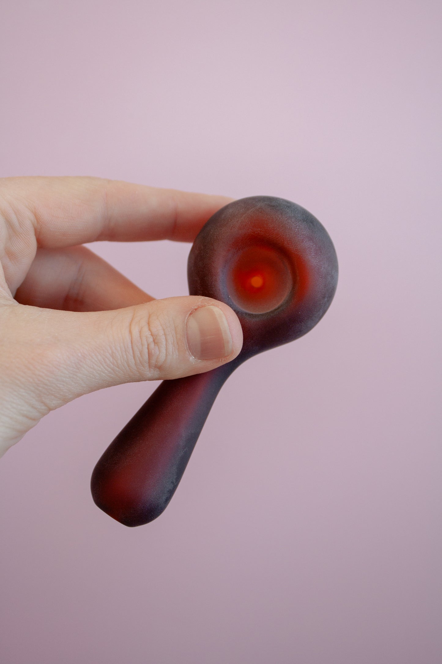Sandblasted Pioneer Spoon Pipe