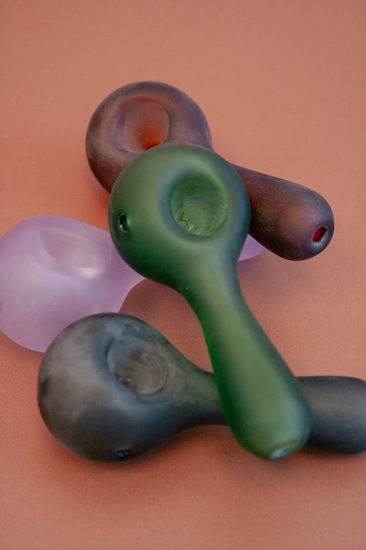 Sandblasted Pioneer Spoon Pipe