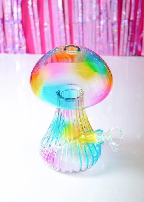 Tie Dye Mushroom Bong / Canna Style