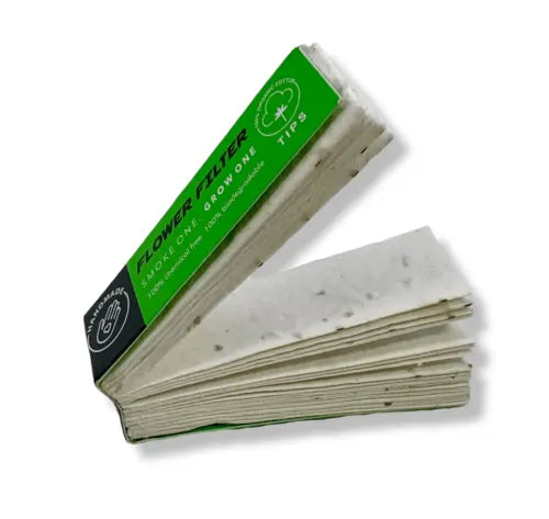 Flower Filter: Organic Cotton Seeded Filter Tips