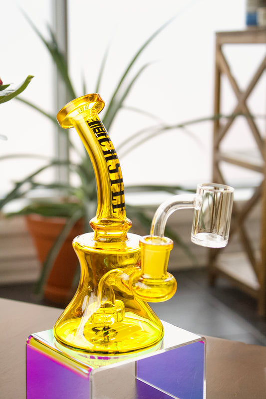 Mini Electroplated Dab Rig / Castle Glassworks