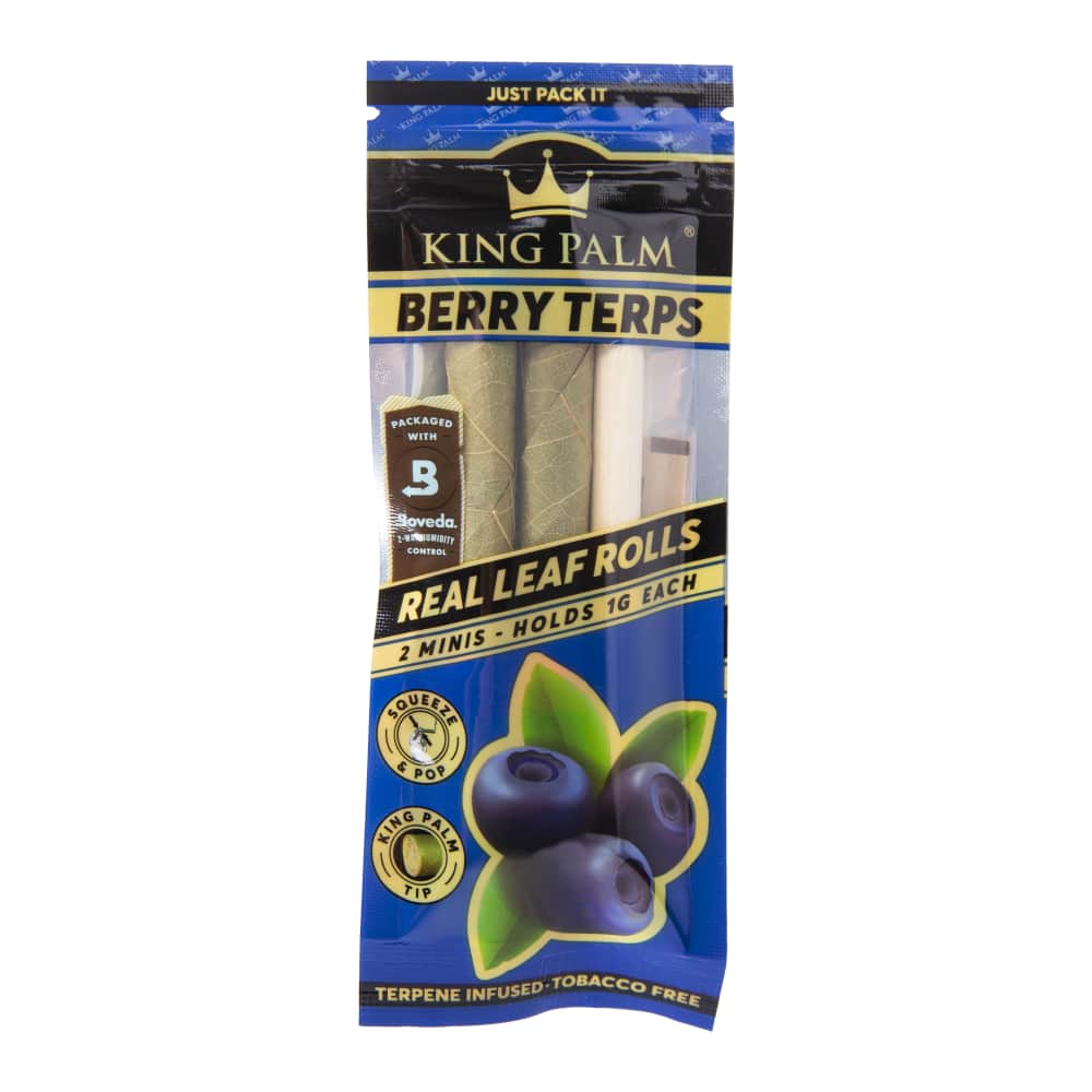 King Palm Flavoured Leaf Rolls - Mini (2-Pack)